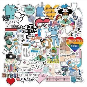 50pcs Nurse Stickers - Thank You Medical Workers Decals